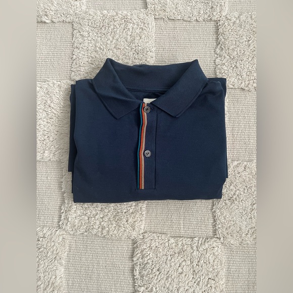 Paul Smith Dark Polo Shirt made in ITALY SIZE XXL - Picture 1 of 7